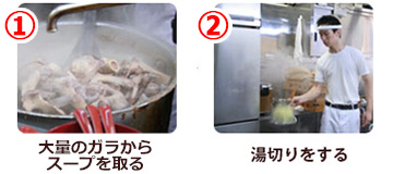 家系ラーメンができるまで1，2